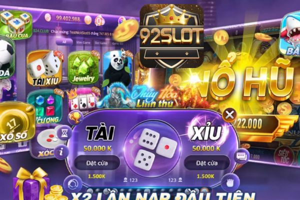 Hướng dẫn tải game nổ hũ đổi thưởng 92slot